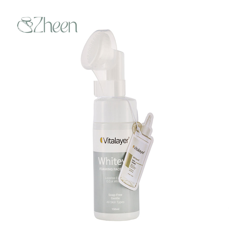 فوم شستشوی صورت وایت ویت ویتالیر مناسب پوست لک دار